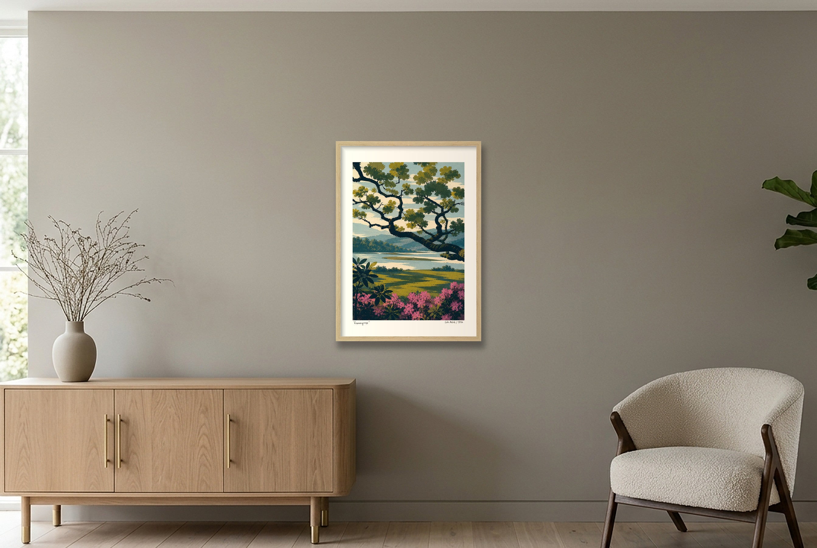Reenagross Kenmare — 42×59cm, 17×23" Oak Frame
