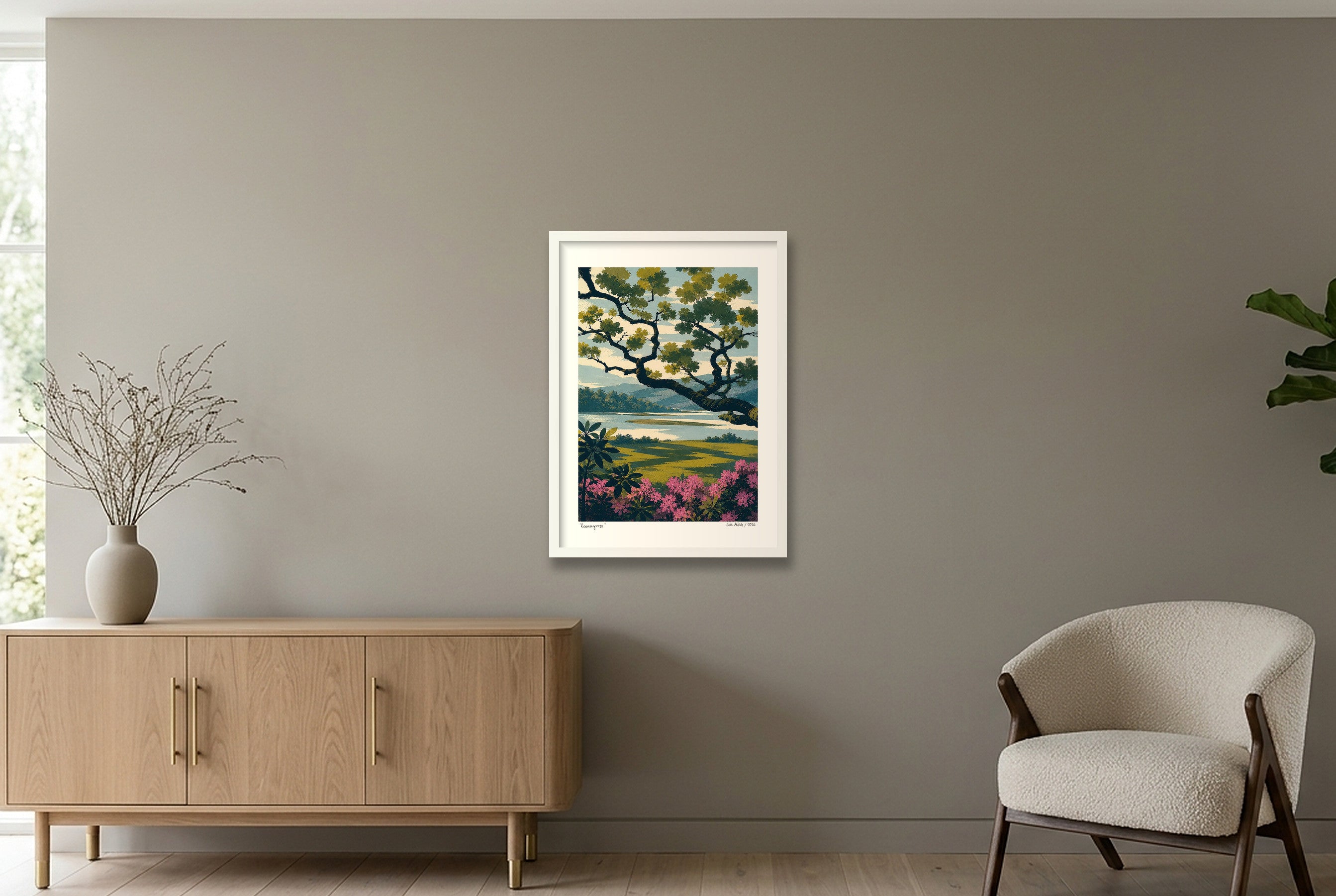 Reenagross Kenmare — 42×59cm, 17×23" White Frame