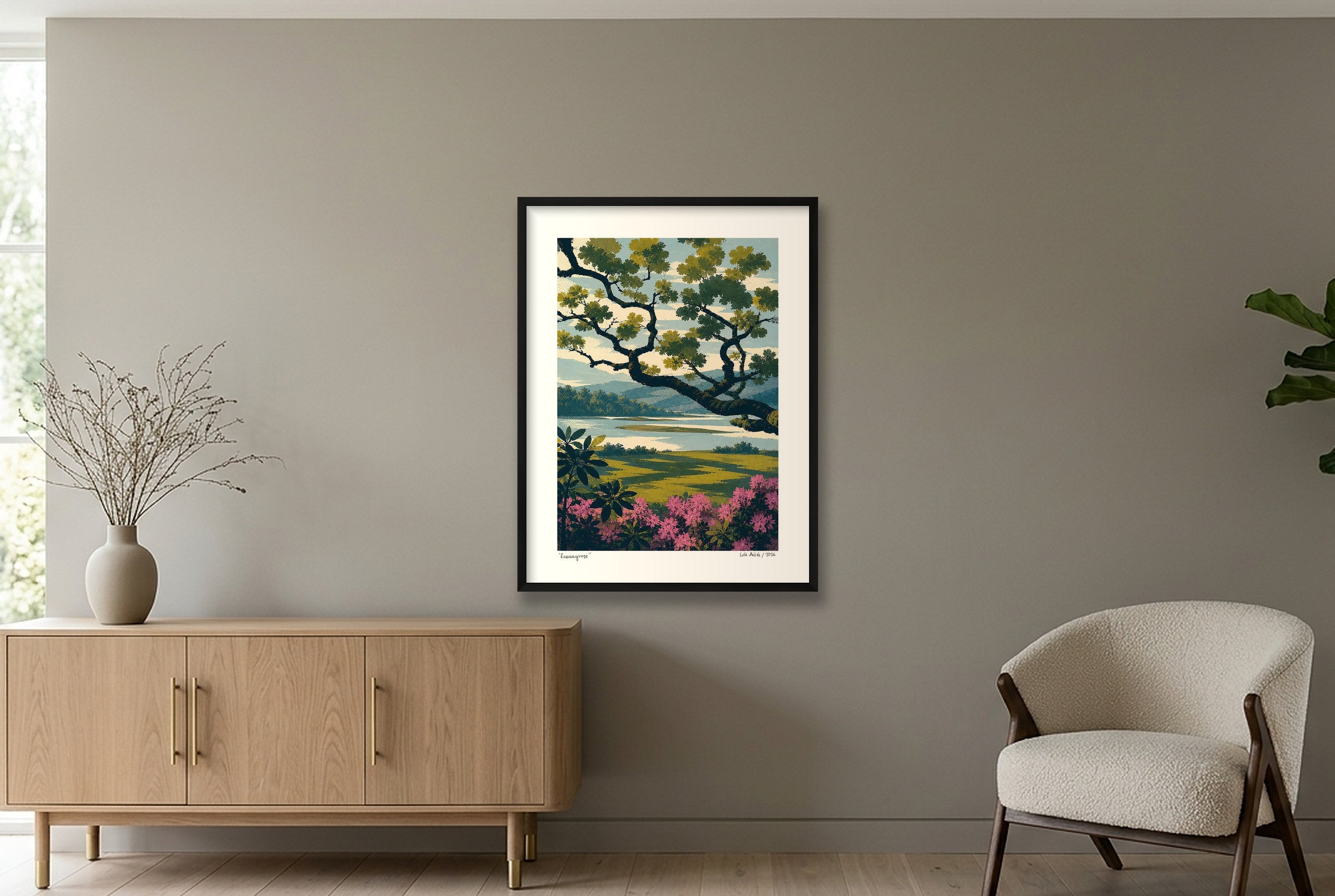 Reenagross Kenmare — 60×80cm, 24×31" Black Frame